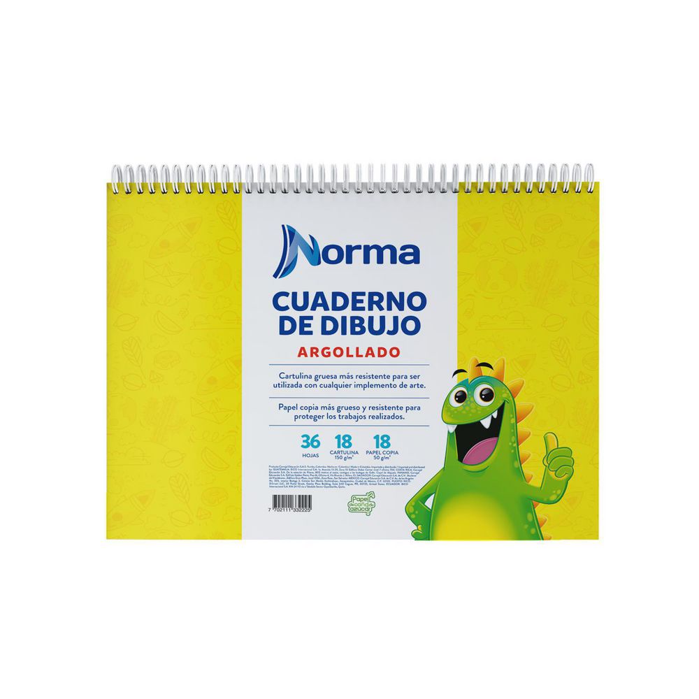 Cuaderno de Dibujo Norma