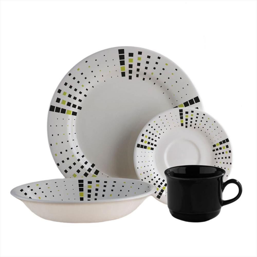 Vajilla Corona 4 Puestos 16 Piezas Malaya