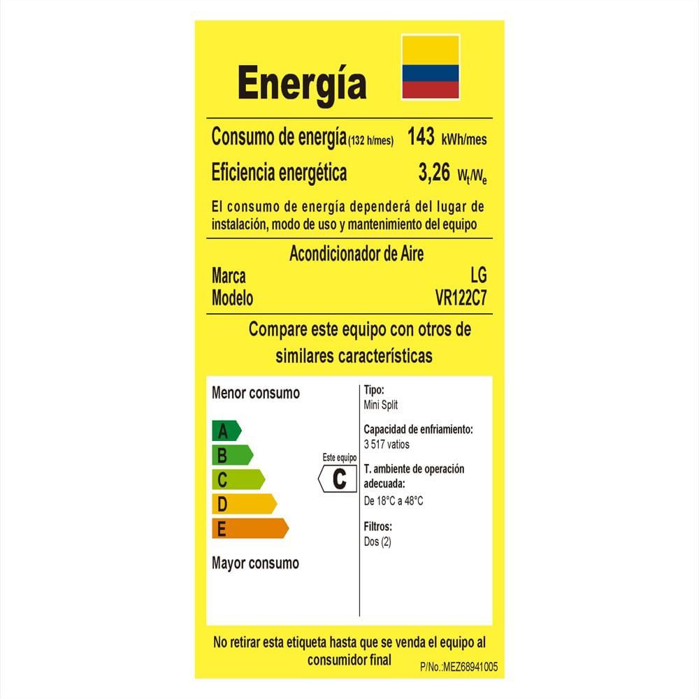 Aire Acondicionado Lg Mini Split Dual Cool Estandar 24000Btu img #5