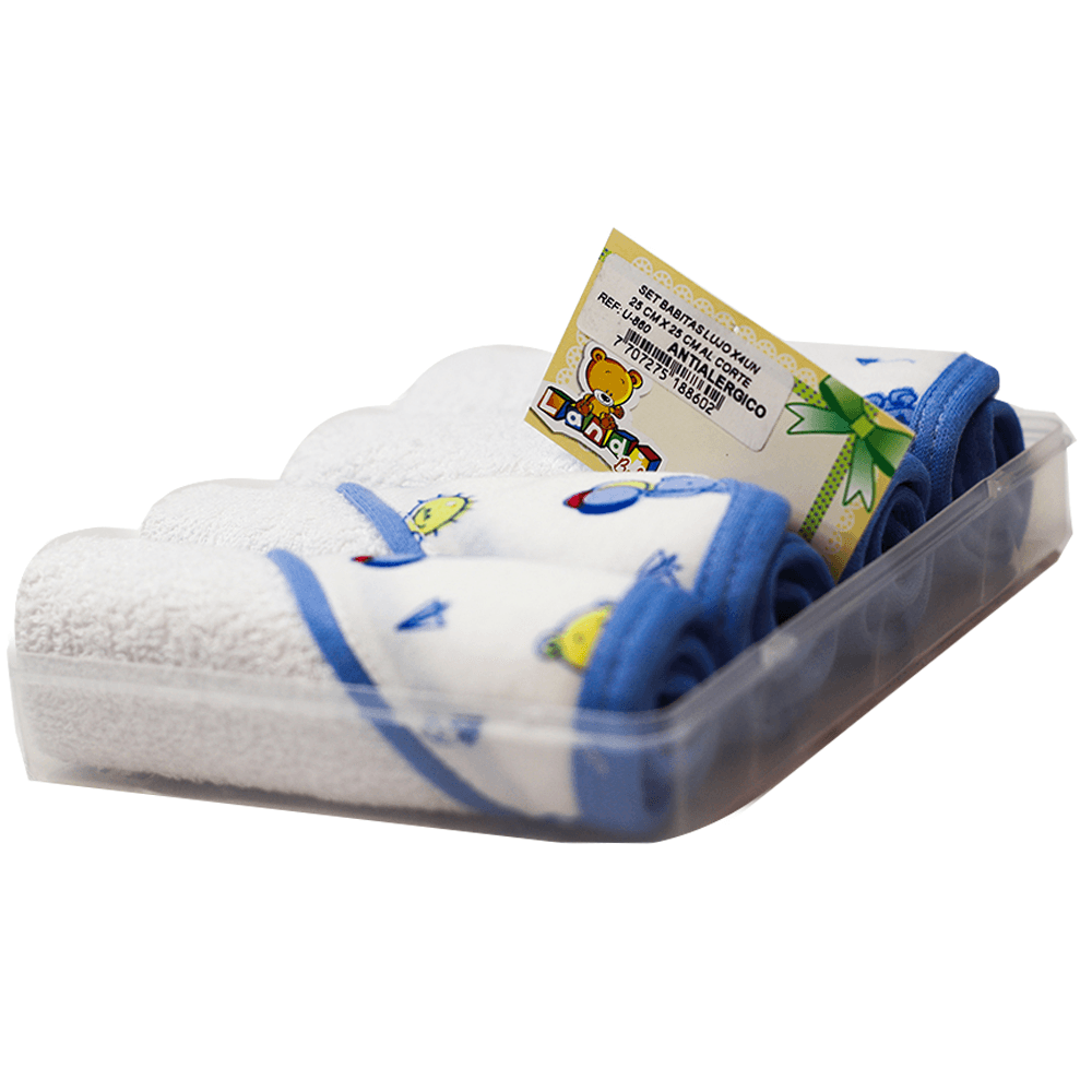 Set Babitas Lujo Landi Baby  U860 En Caja Azul img #2