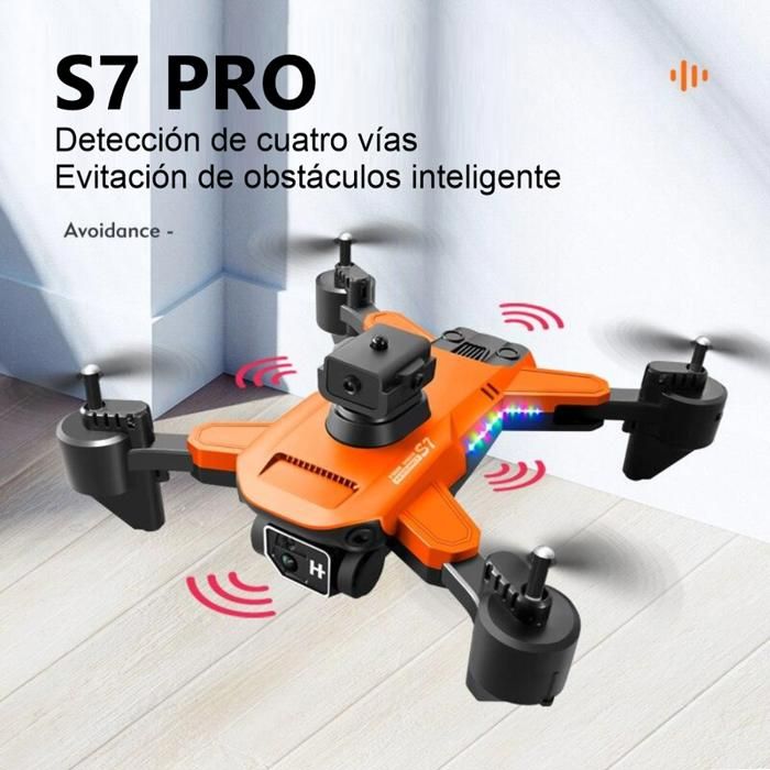 Drone Cámara Dual Hd Wifi 2.4g Sensor De Obstaculos S7 Pro img #5