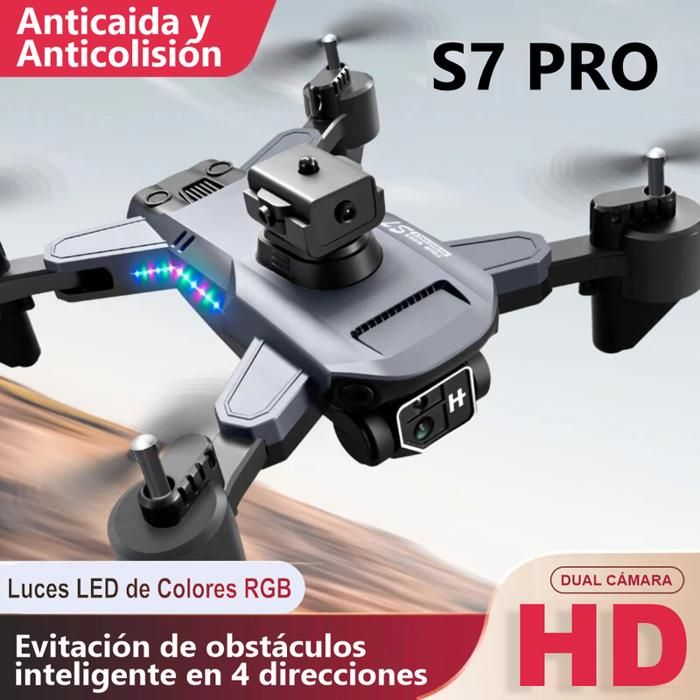 Drone Cámara Dual Hd Wifi 2.4g Sensor De Obstaculos S7 Pro img #6