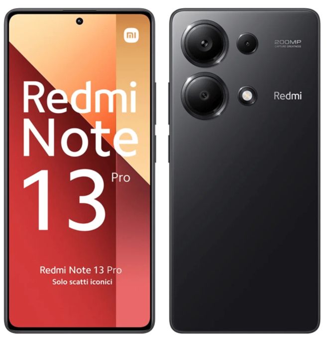Celular Redmi Note 13 Pro Midnight Black 256gb 8 Ram