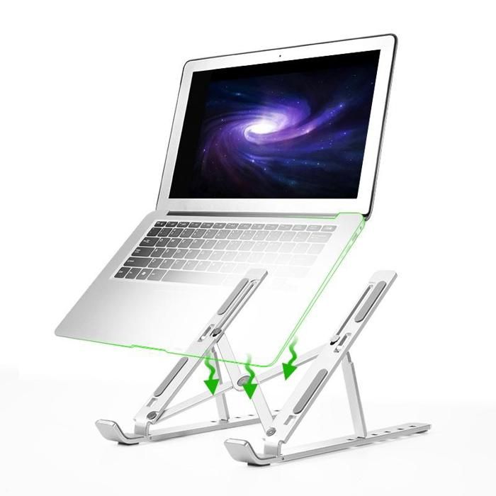 Base para Portatil Ajustable Soporte Aluminio Retractil PC Bowmann BW C8X