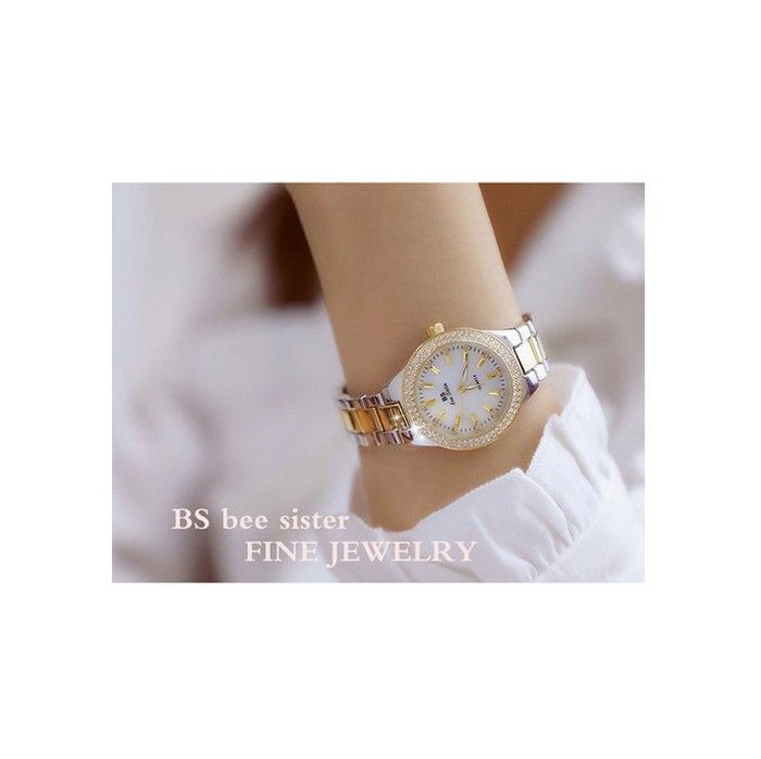 Reloj Mujer con diamantes de imitacion cristal excelente diseño original img #2