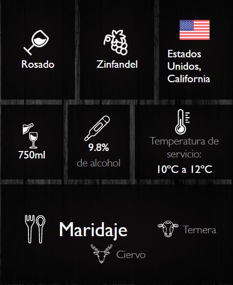 V.ROSADO WHITE ZINFANDEL SUTTER HOME 750 ml img #2