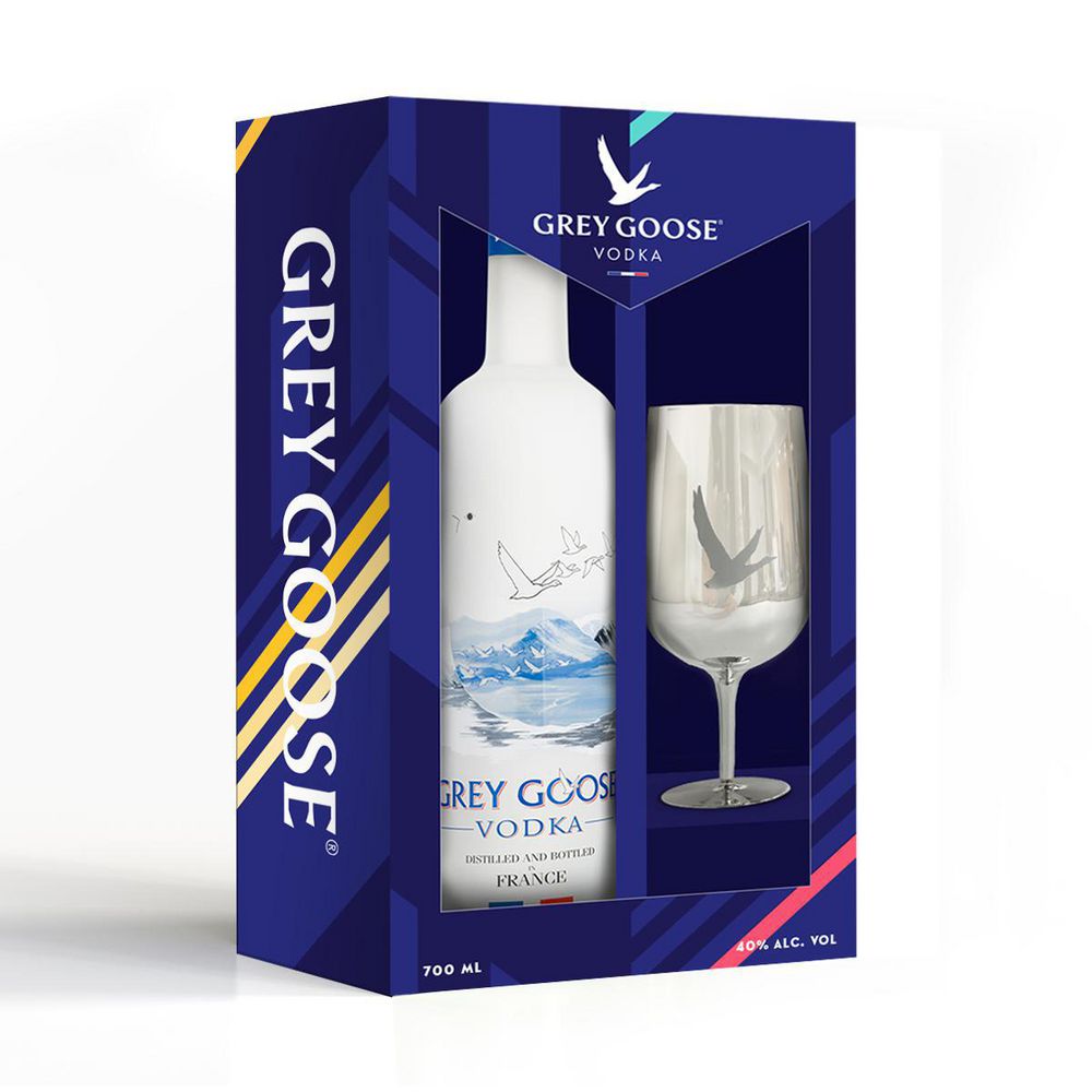 Vodka Frances + Copa GREY GOOSE 700 ml img #1