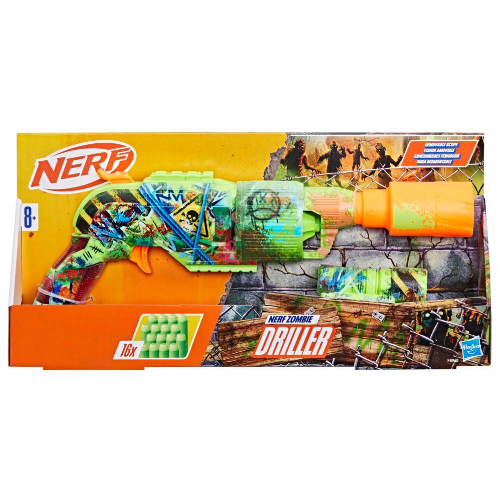 Lanzador Zombie Driller 16 Dardos NERF img #2