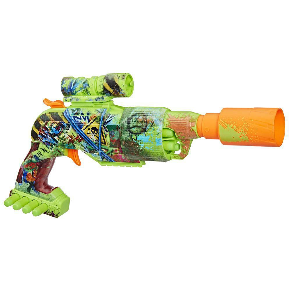 Lanzador Zombie Driller 16 Dardos NERF img #5