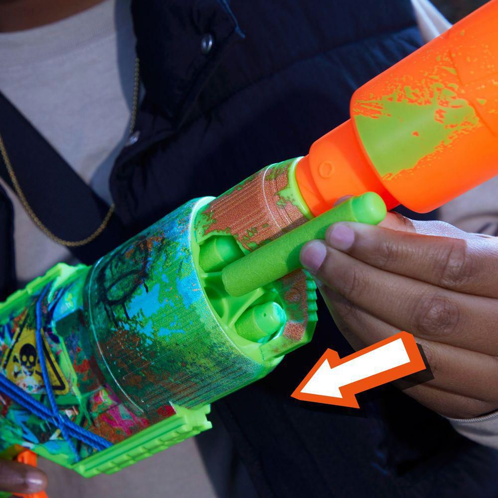 Lanzador Zombie Driller 16 Dardos NERF img #6