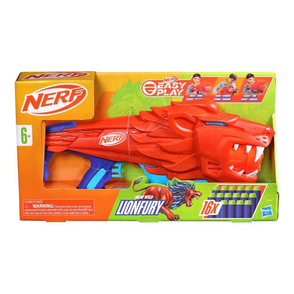 Lanzador Junior Wild Lionfury 16 Dardos NERF img #2