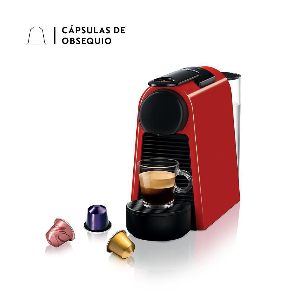 Cafetera Roja NESPRESSO Essenza Mini