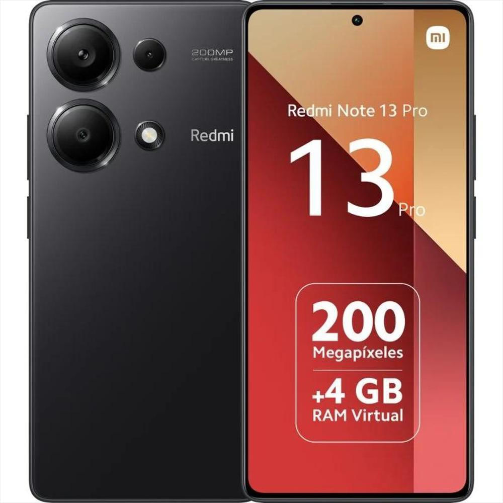 Celular Xiaomi Redmi Note 13 Pro 256Gb / 8Ram / 200Mp Negro