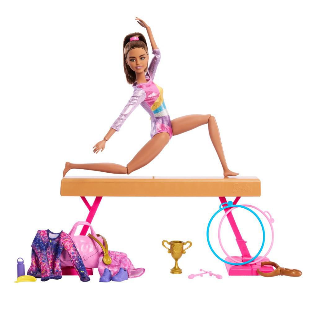 Muñeca  Gimnasta Cabello Castaño BARBIE img #5
