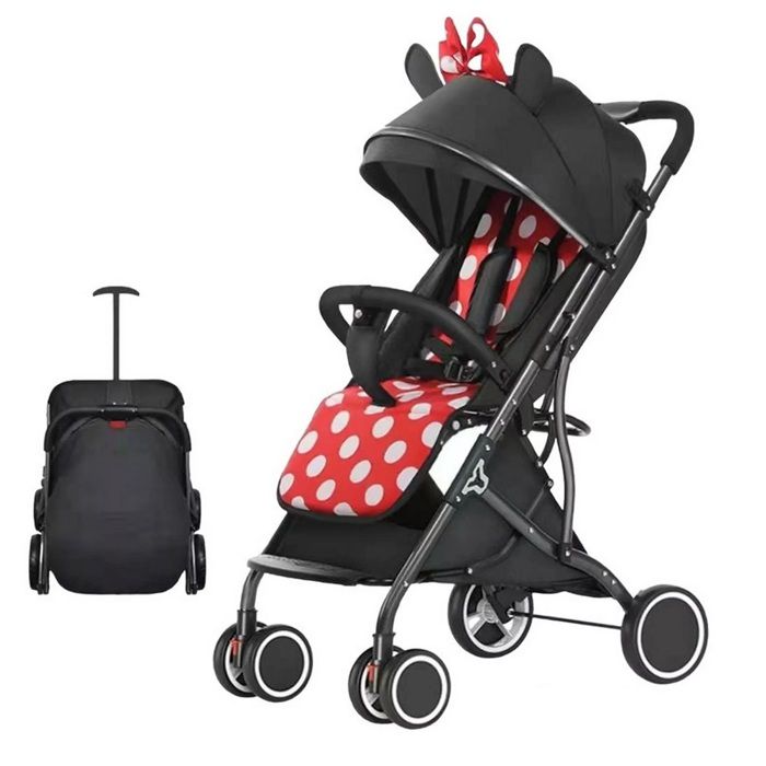 Coche Paseador Bebe Tipo Maleta, minnie rojo maxibaby