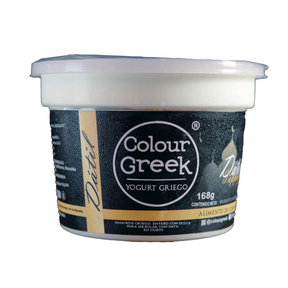 Yogurt Griego Dátiles COLOUR GREEK 165 ml
