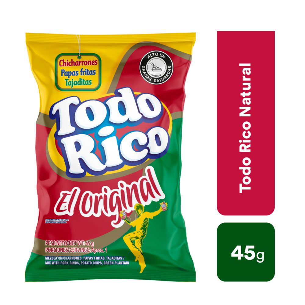 Pasabocas Popular TODO RICO 45 gr