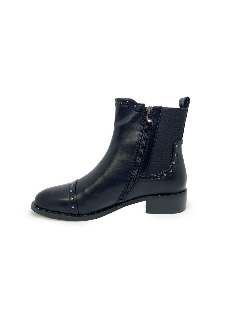 Botas Para Mujer Marca Via Spring Negro img #3