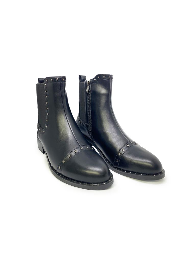 Botas Para Mujer Marca Via Spring Negro img #4