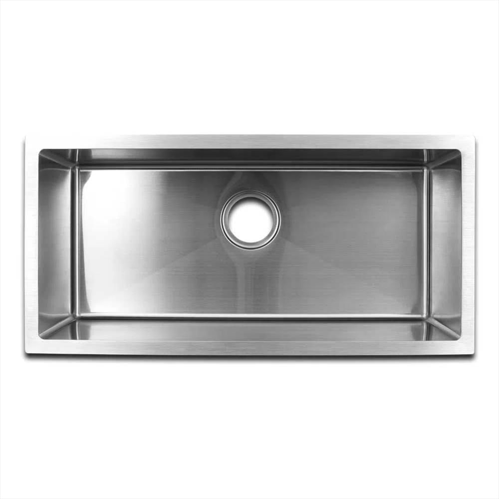 Lavaplatos De Submontar Sencillo Acero Inoxidable 78Cm Lavaplatos De Submontar Sencillo Acero Inoxidable 78Cm