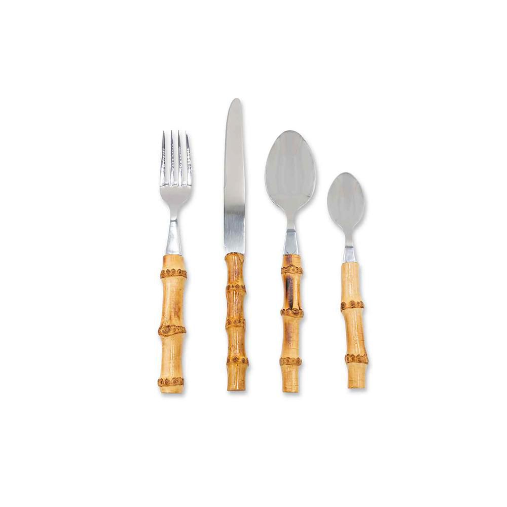 Setx16Cubierto Mango En Bambu  AMBIENTE GOURMET MARCA EXCLUSI 24685 img #1