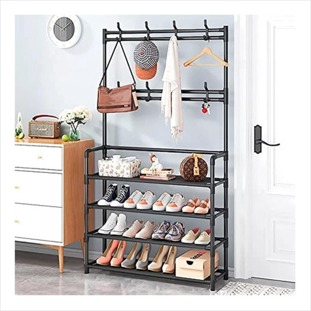 Organizador Multifuncional Zapatero Perchero 4 En 1 Ideal