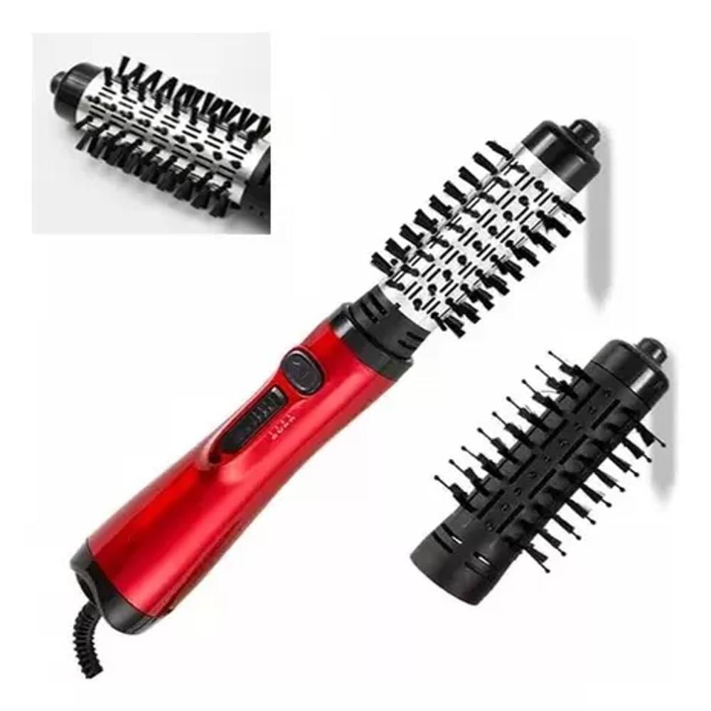 Cepillo Secador Giratorio Con Accesorio Rojo 1200W img #2