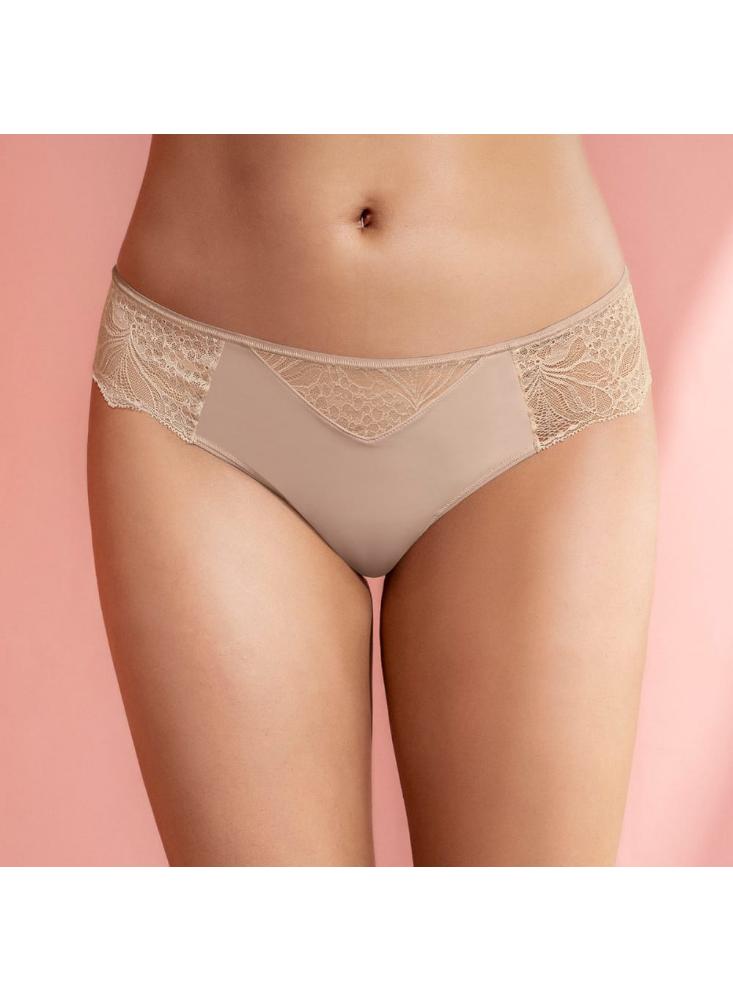 Panty Estilo Tanga Brasilera Con Laterales En Encaje 012985 img #2