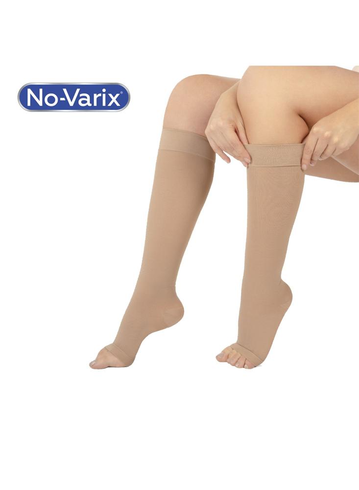 Media De Compresión Rodilla No Varix® Puntera Abierta Unisex 30 40 Mmhg img #2