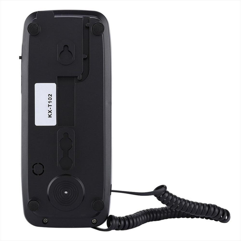 Telefono Fijo Escritorio Mesa Pared Alambrico Kx T102 Negro img #3
