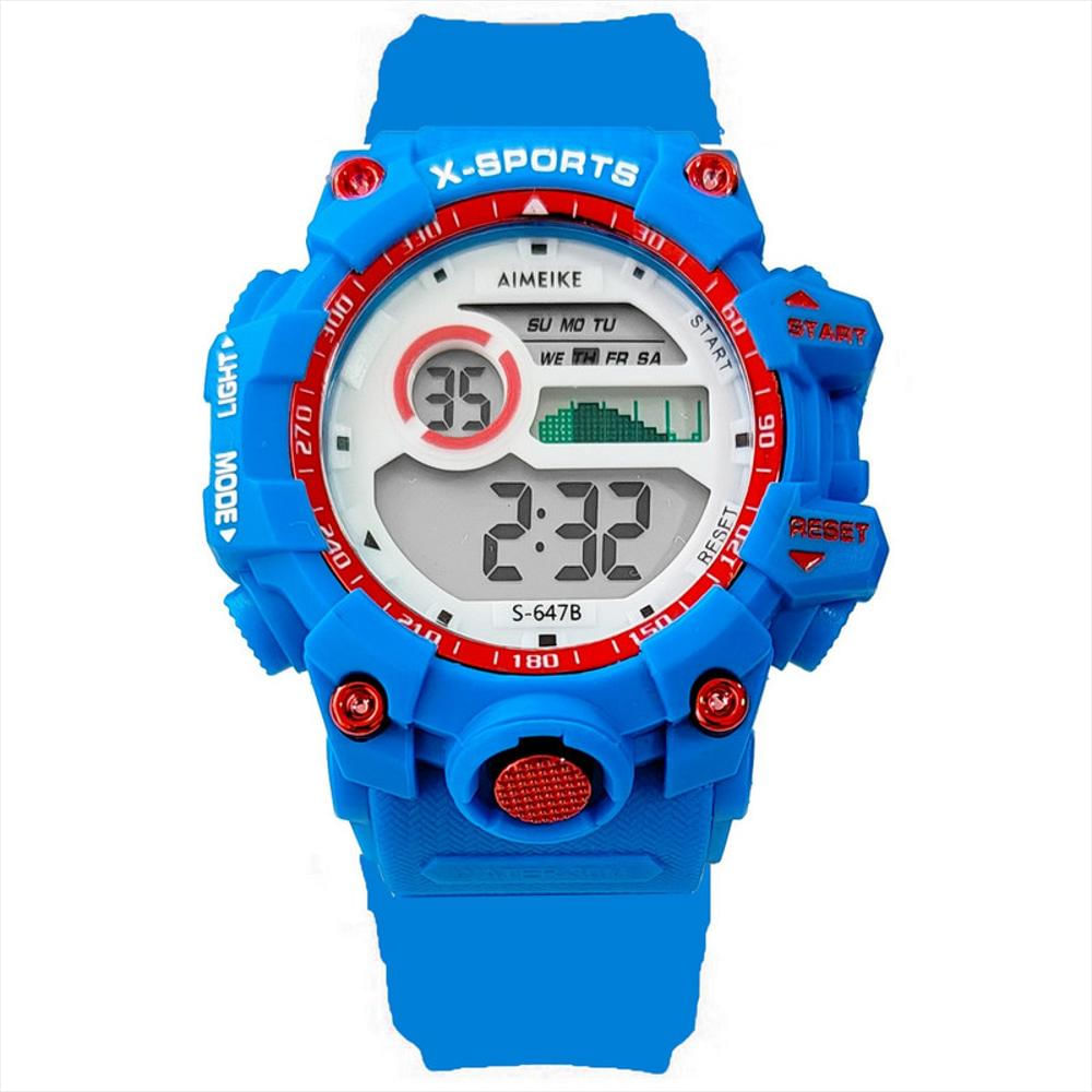Reloj Digital Resistente Al Agua Impermeable S647 + Estuch img #1