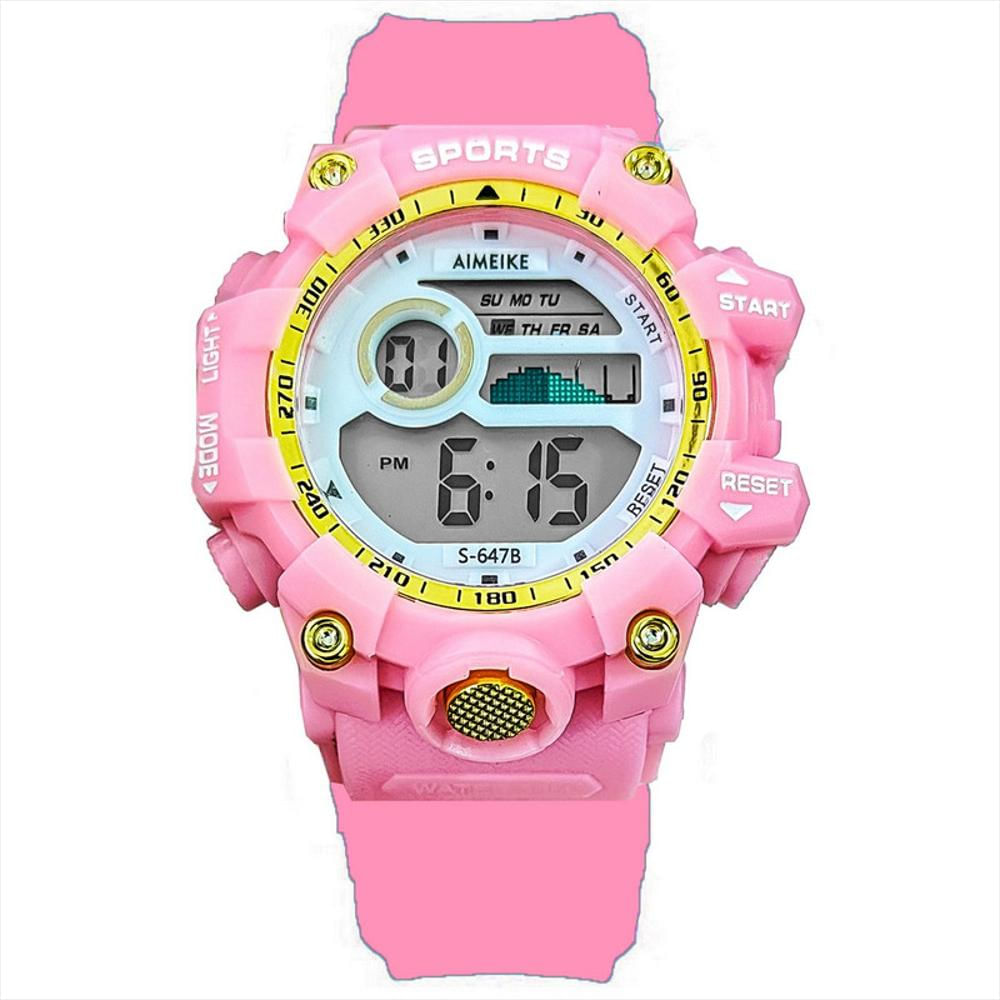 Reloj Digital Resistente Al Agua Impermeable S647 + Est