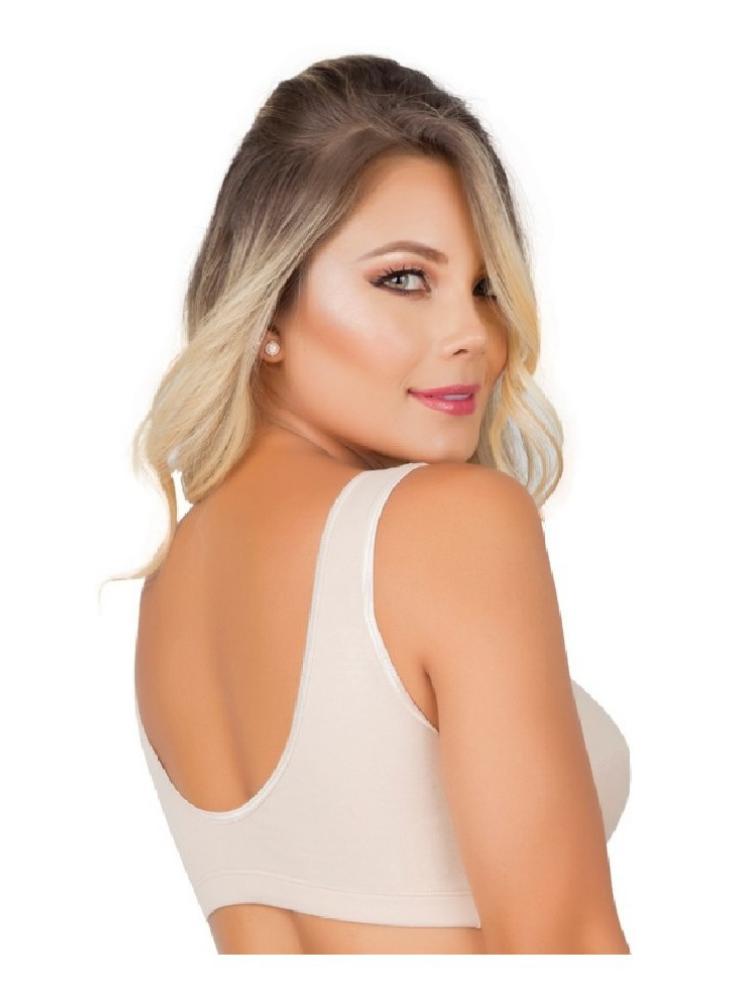 Top Deportivo 222 Marie Louise Espalda Ancha En Algodón Beige img #2