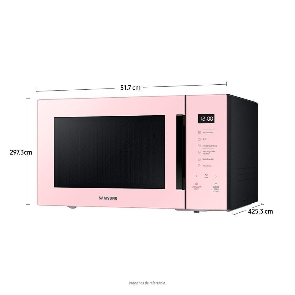 Microondas Bespoke con Grill Fry 30L SAMSUNG MG30T5018CP/CO img #3