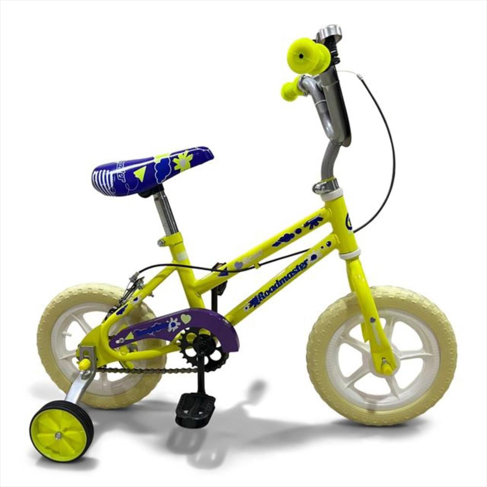 Bicicleta Roadmaster Infantil Dancer Rin 12 Accesorios Niño Y Niña Amarillo img #1