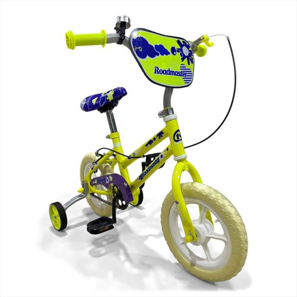 Bicicleta Roadmaster Infantil Dancer Rin 12 Accesorios Niño Y Niña Amarillo img #2