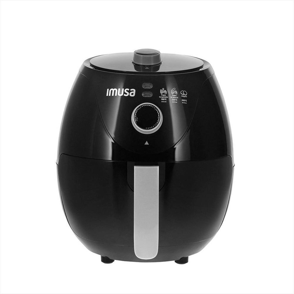 Freidora De Aire Imusa Air Fryer Esencial 3.2 Litros Negra Freidora De Aire Imusa Air Fryer Esencial 3.2 Litros Negra