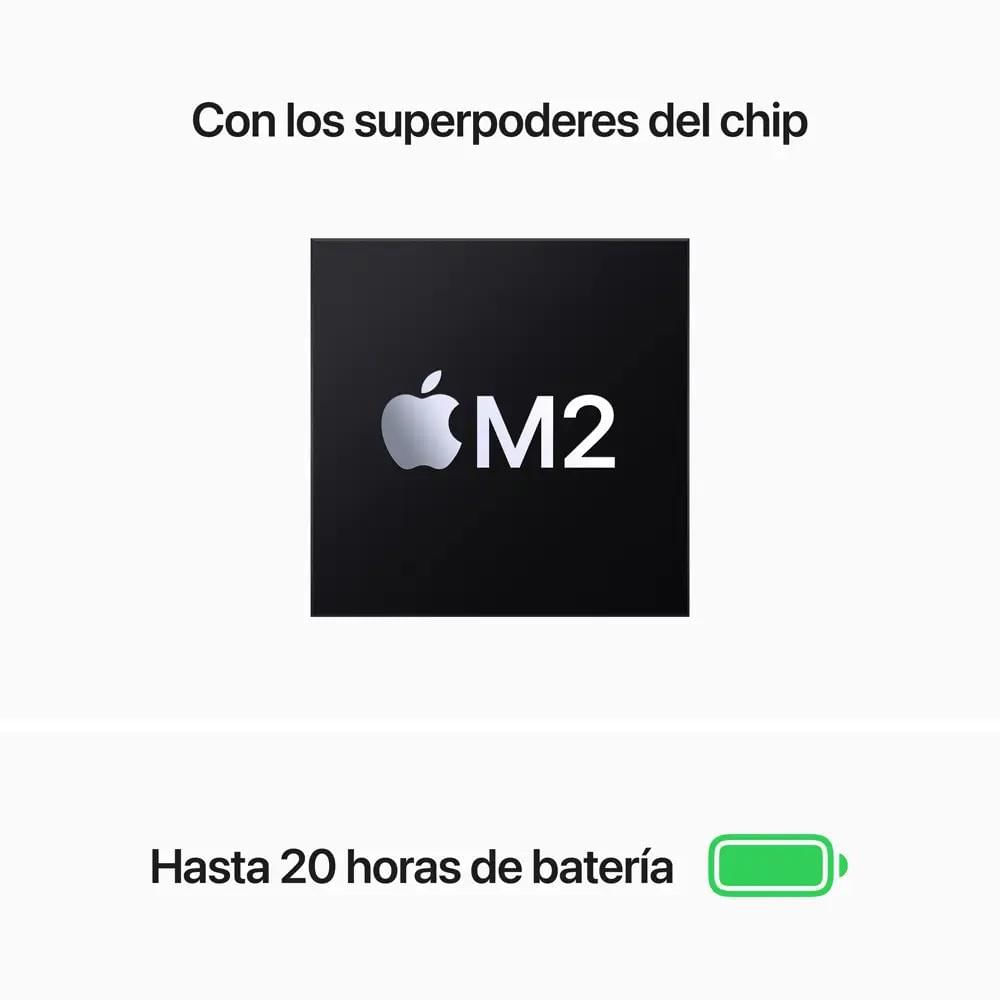 Laptop Apple Macbook Pro 13 Chip M2 512Gb Gris Espacial img #2