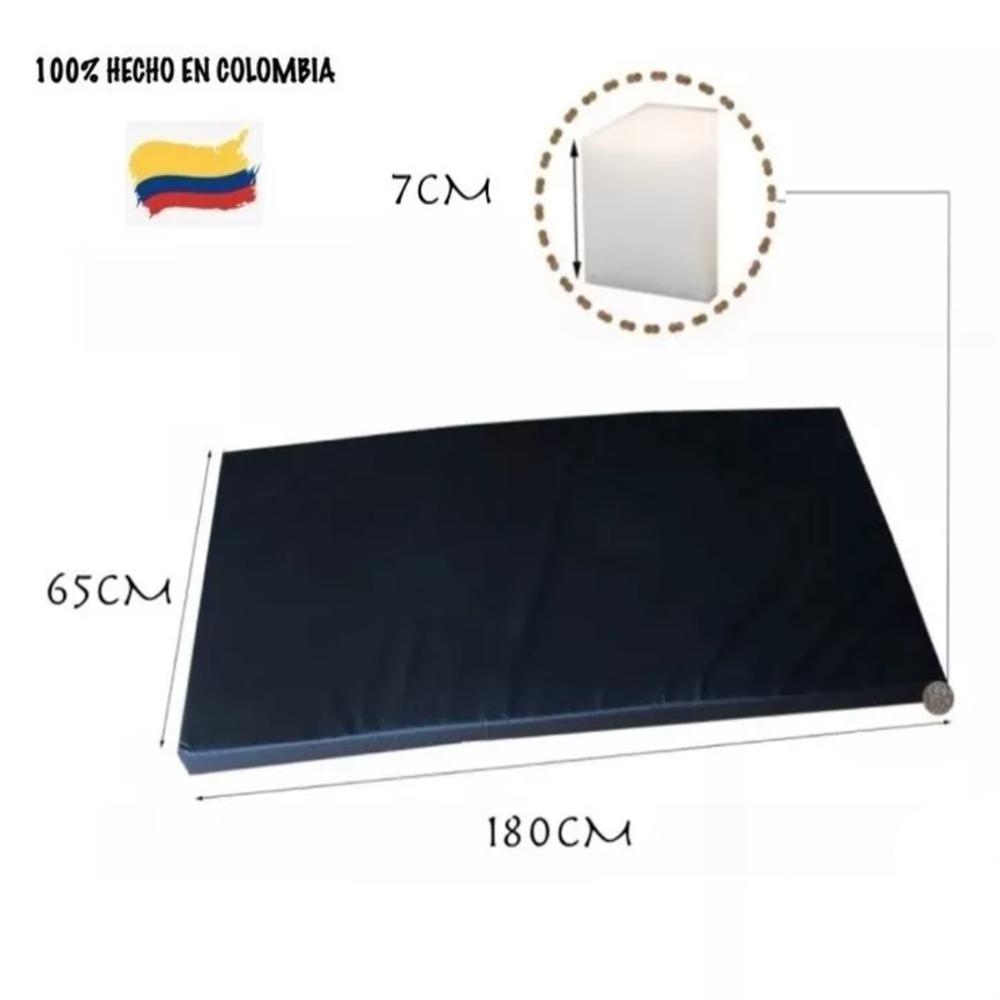 Colchoneta Modular Plegable Camping Extra Grande 180X65x7 Cm Azul img #2