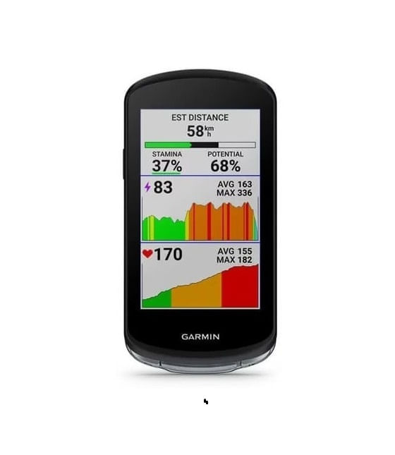 Ciclocomputador Garmin Edge 1040 Gps Carga Solar Negro