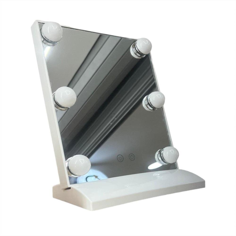 Espejo De Tocador Con Luces Led De 6 Bombillas Led Generico Rs 32