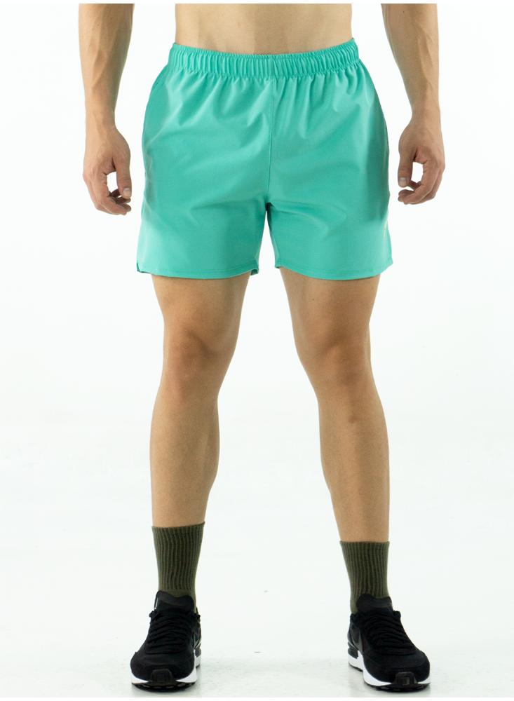 Pantaloneta Deportiva Ajustada Turquesa img #2