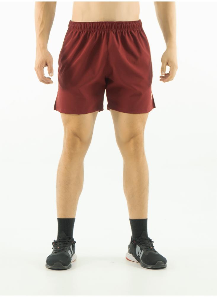 Pantaloneta Deportiva Ajustada Vino Tinto img #2