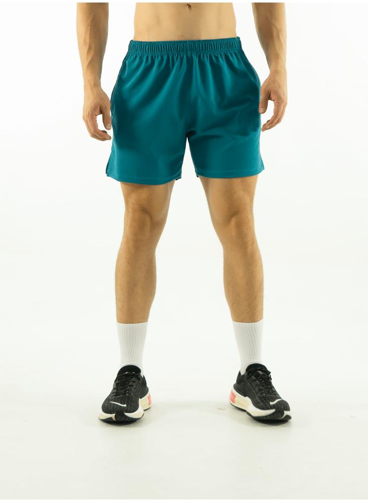 Pantaloneta Deportiva Ajustada Azul Petroleo img #2