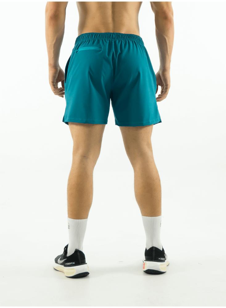 Pantaloneta Deportiva Ajustada Azul Petroleo img #3