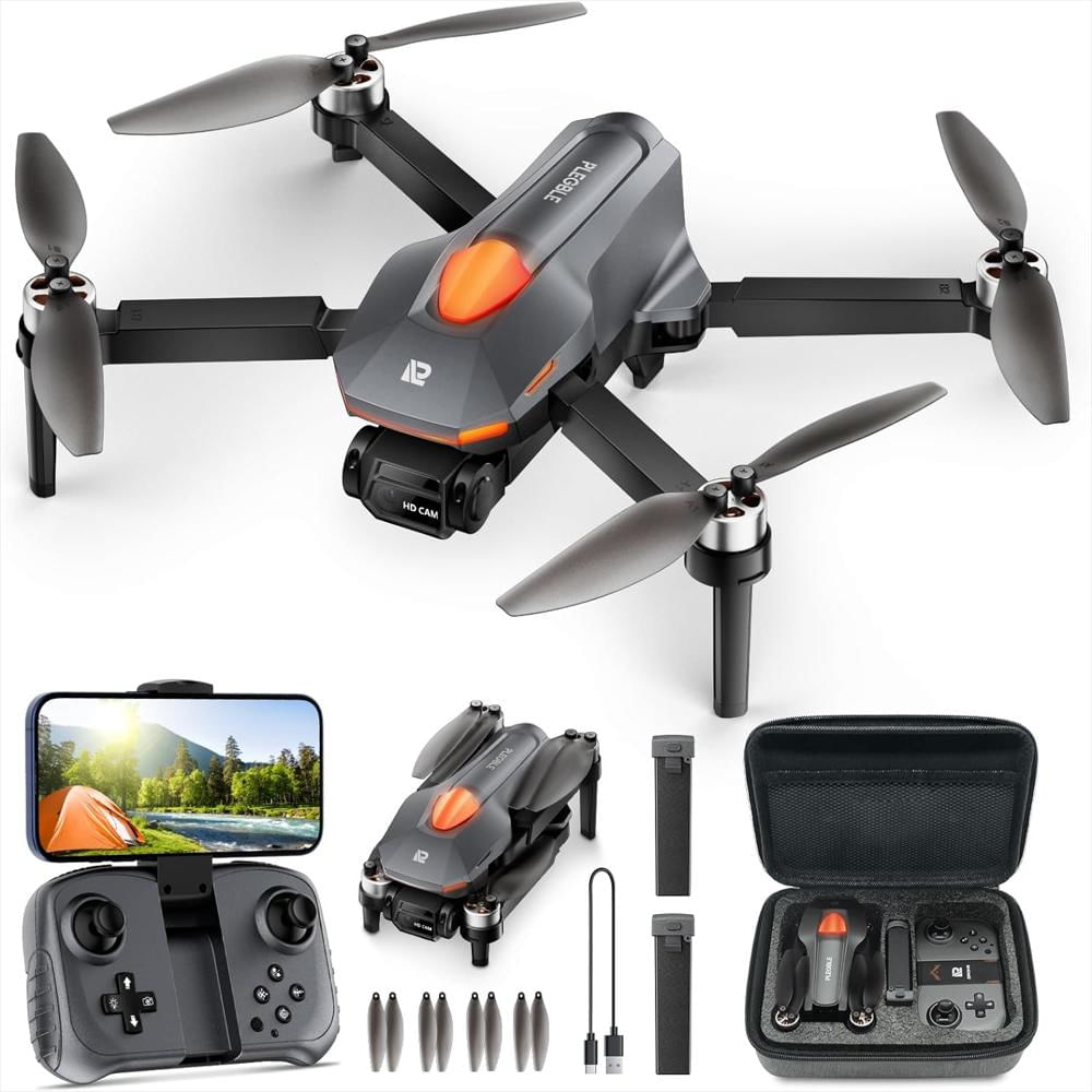 Dron Con Cámara Para Adultos Plegable Con 2 Baterías Hd 1080P