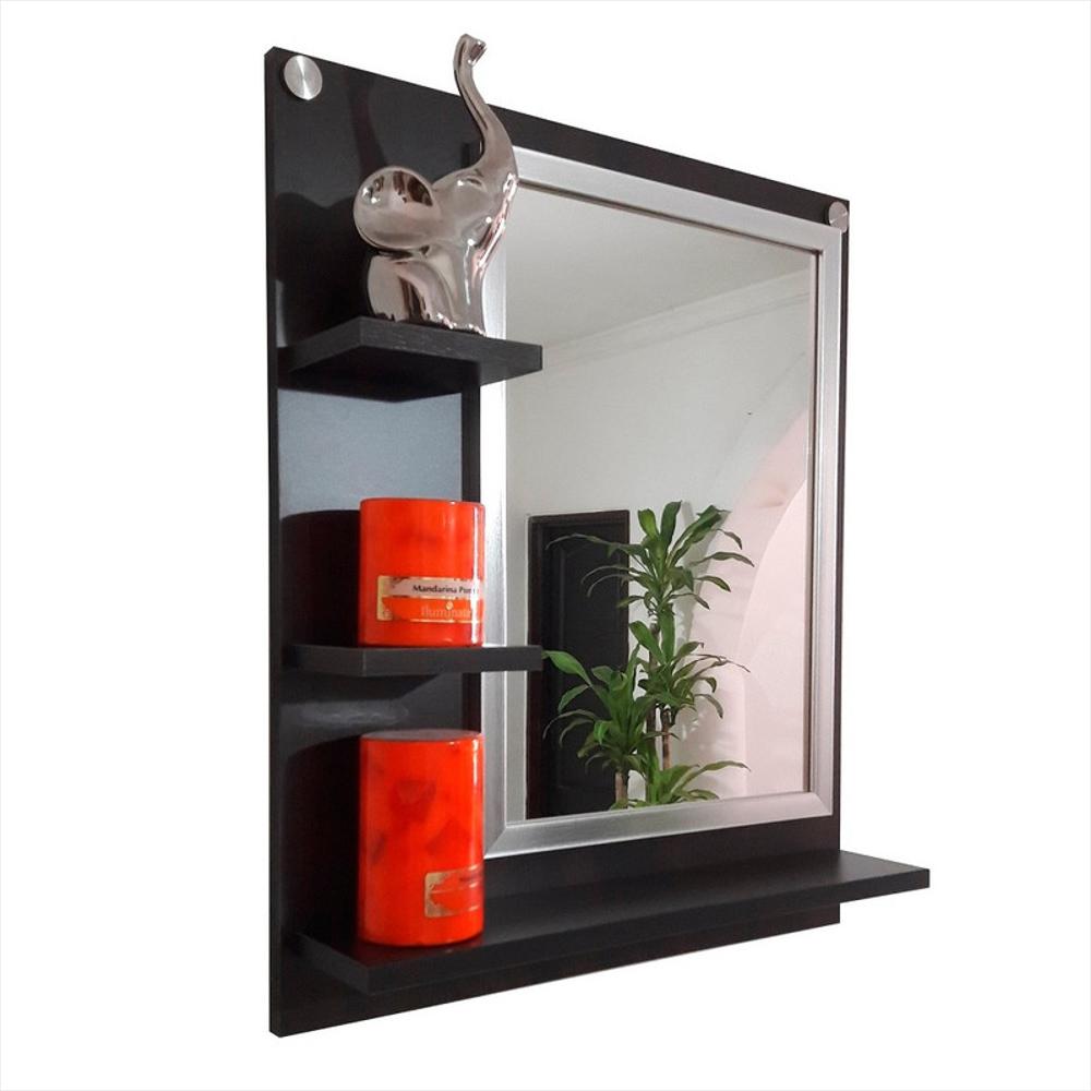 Gabinete Para Baño Con Espejo Color Wengle