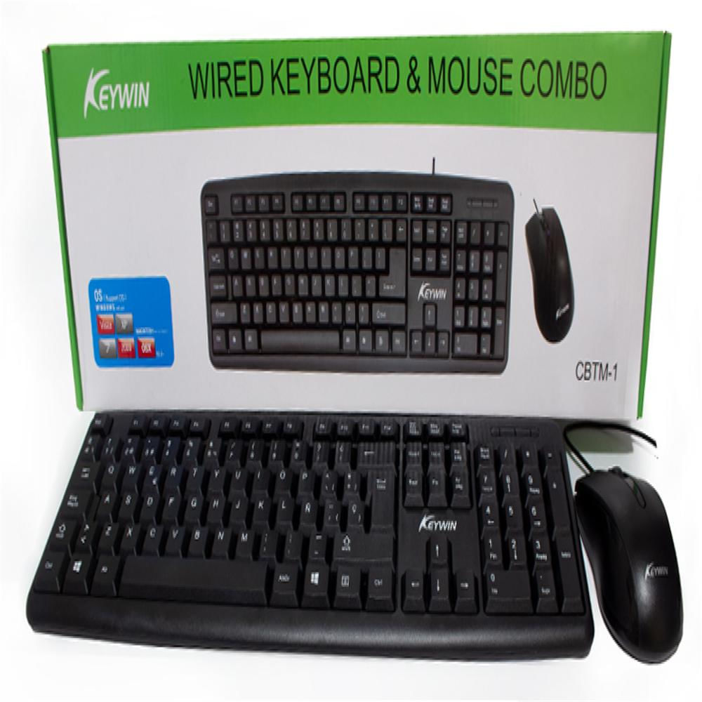 Combo Teclado Y Mouse Alambrico Keywin Cbtm 1 img #1