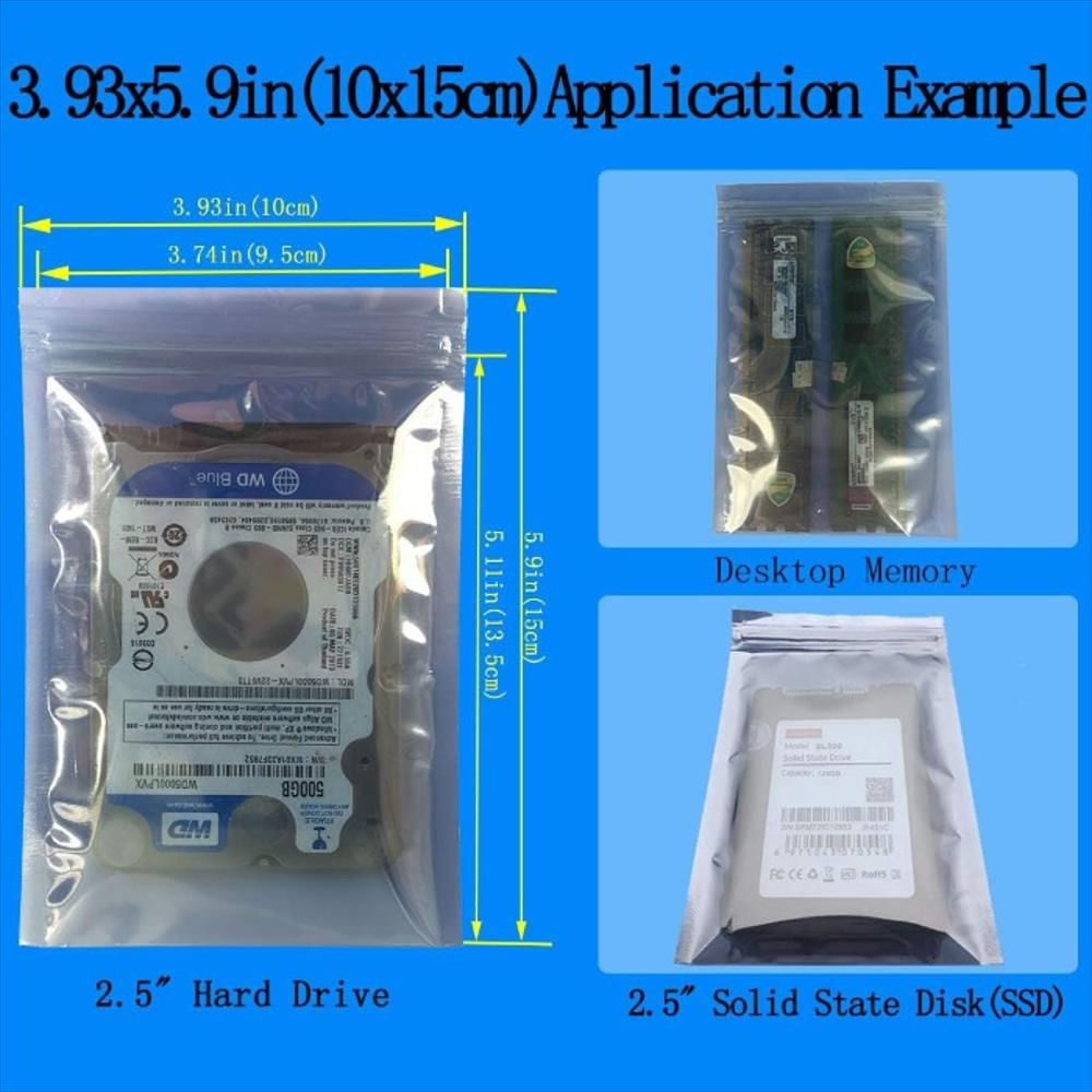 Bolsa Antiestatica Para Disco Duro 2.5 Valor Por 12 Unidades img #1