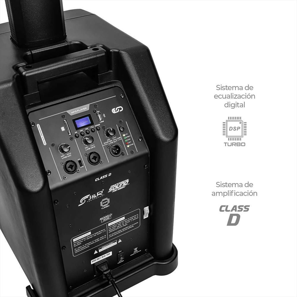 Cabina De Sonido Activa Pro Array 8 Pulgadas Jyr J5239 img #4